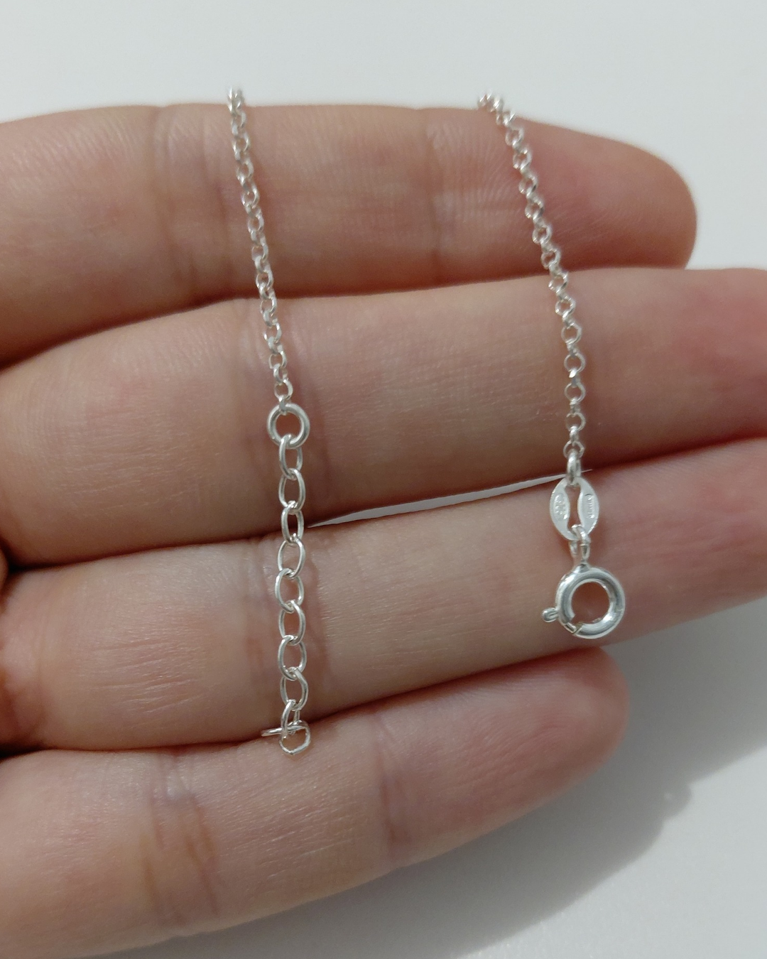 Tobillera de Plata Estrellas y Cuarzo Rosa