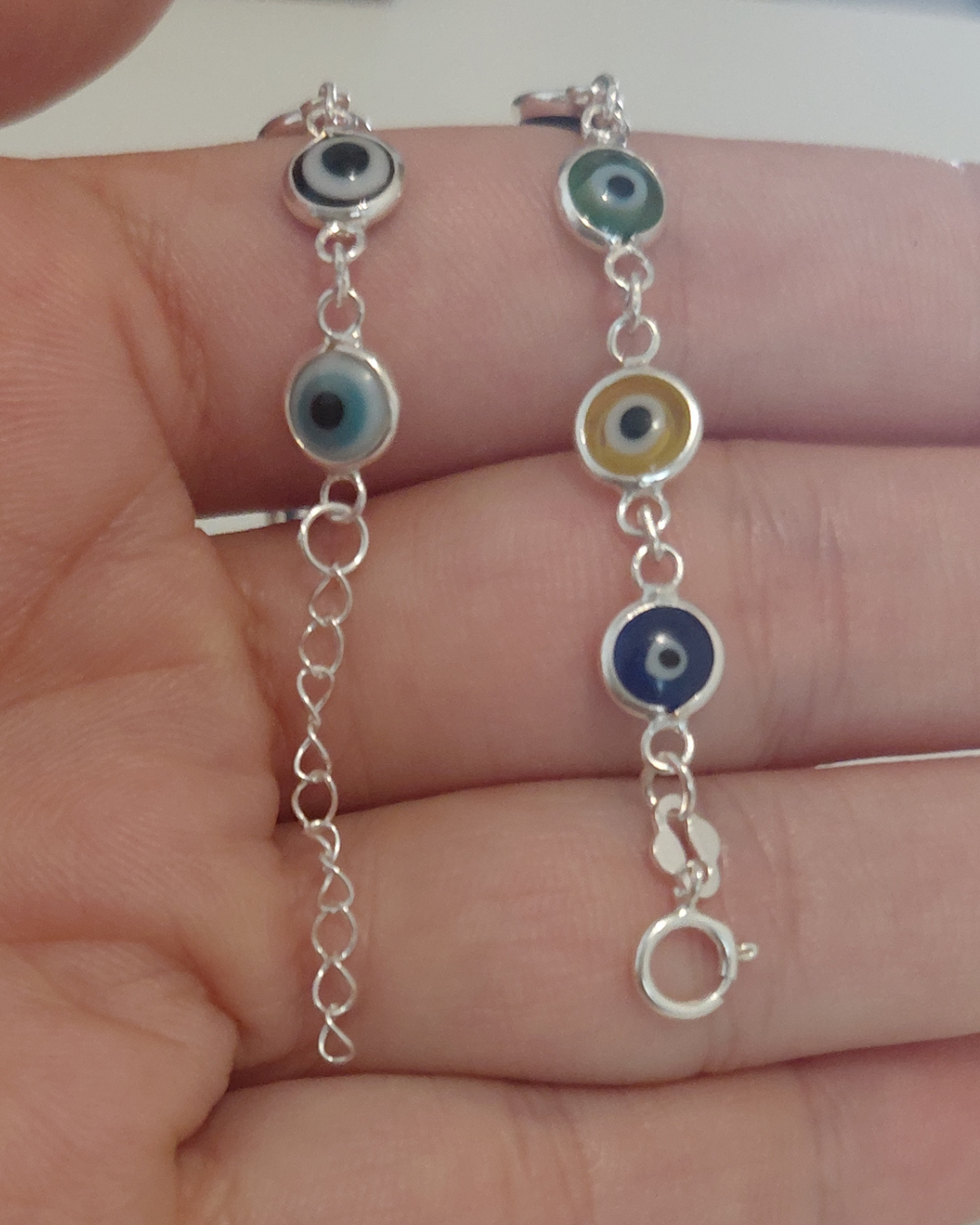 Pulsera Ojo Turco Cristales de Colores
