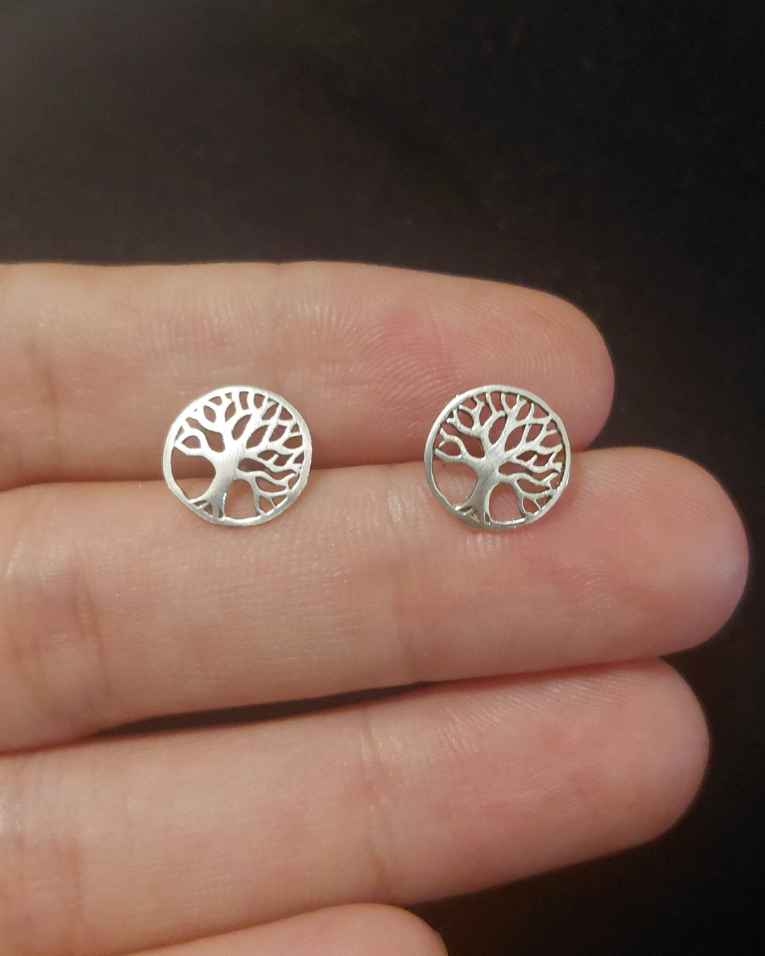 Pendientes Árbol de la Vida en Plata de Ley