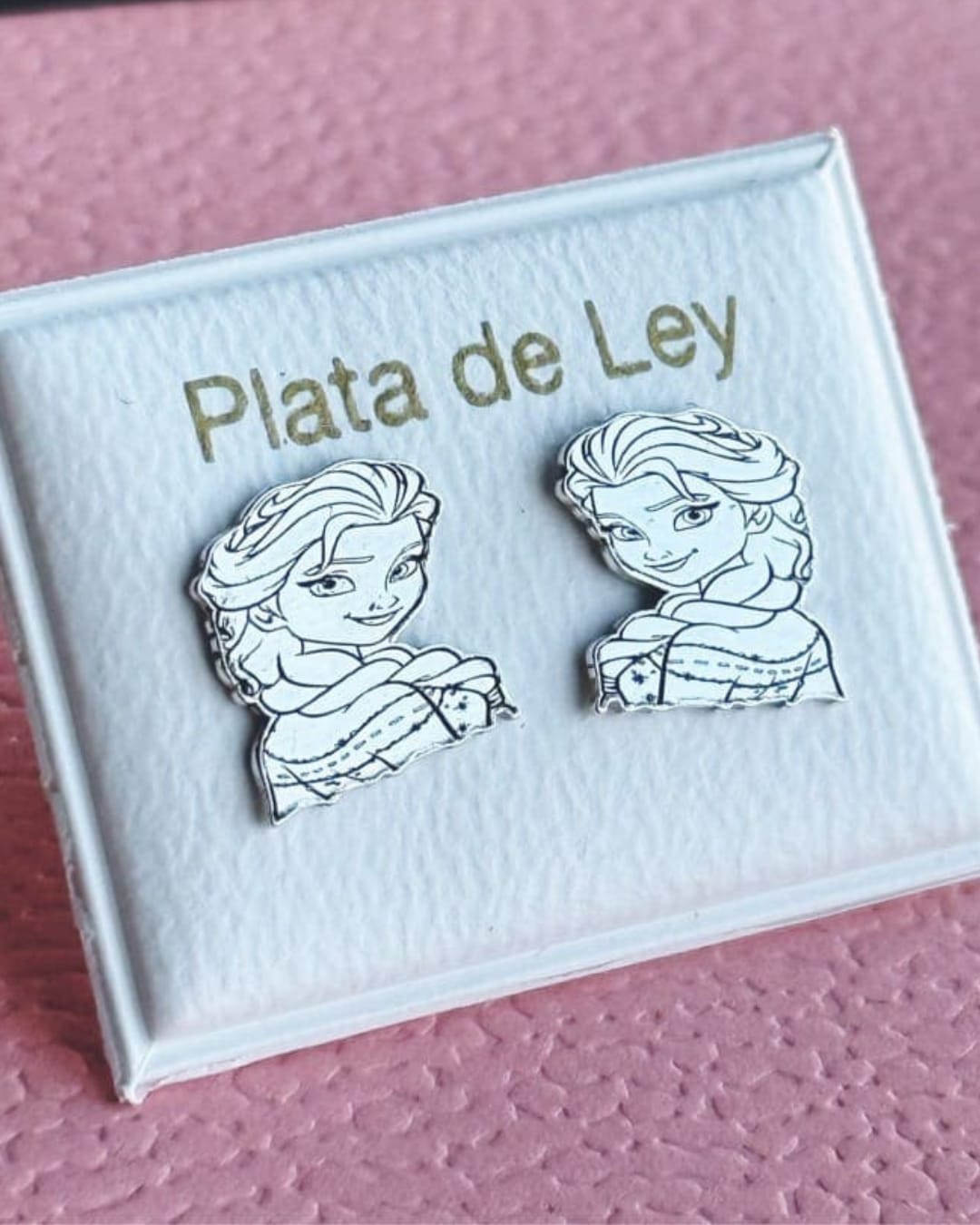 Pendientes Frozen Personalizados de Plata