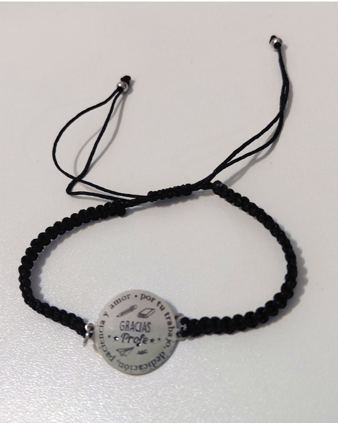 Pulsera Macramé Gracias Profe