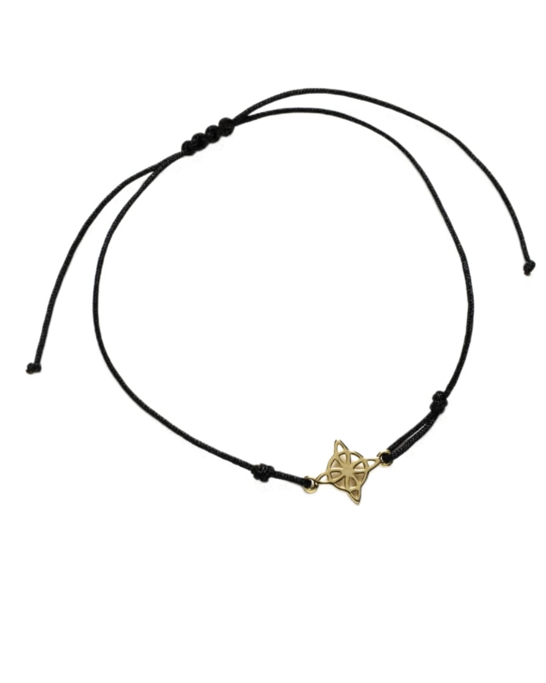 Pulsera Hilo Negro Nudo de Bruja