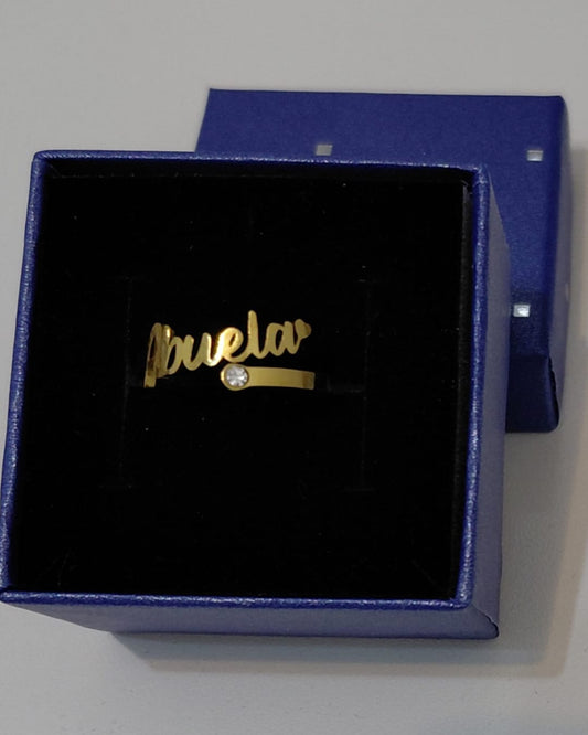 Anillo Abuela con Brillante