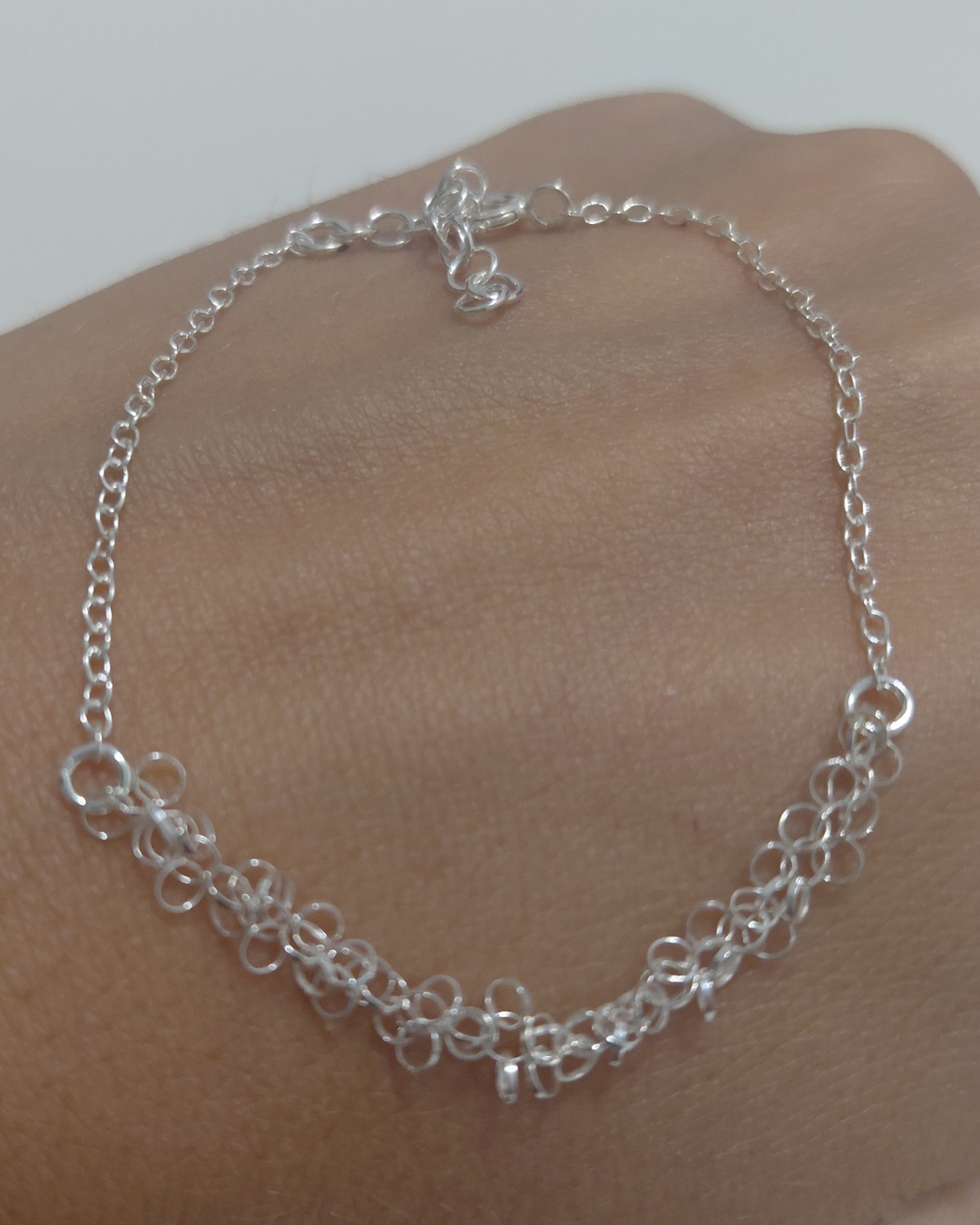 Pulsera de Plata Círculos Entrelazados | Plata de Ley 925