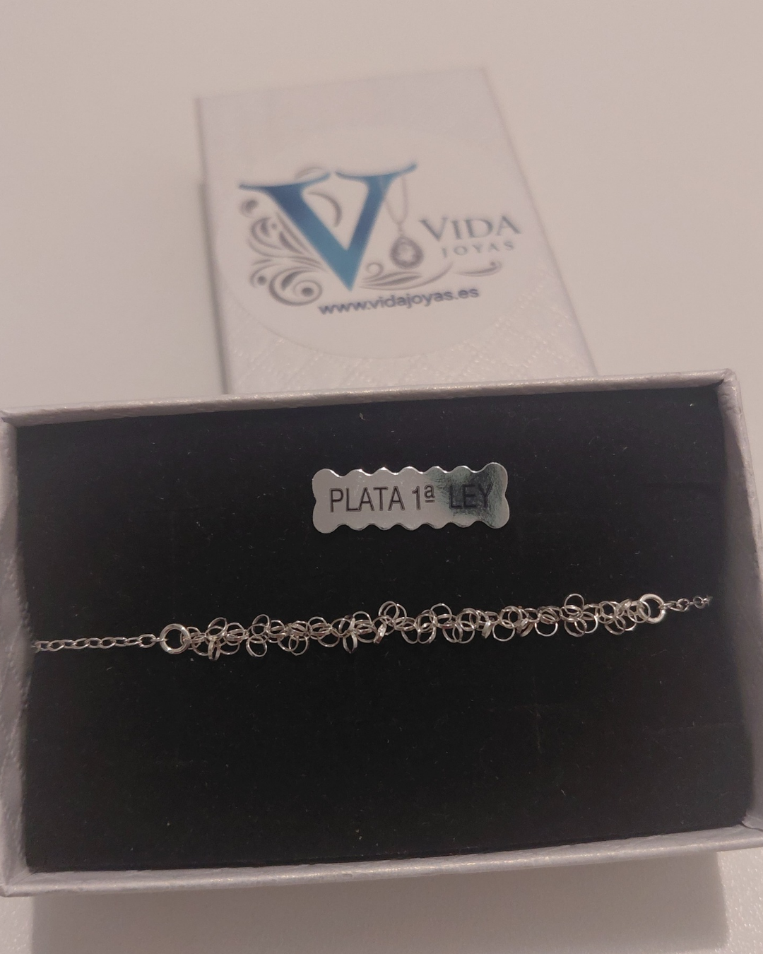Pulsera de Plata Círculos Entrelazados | Plata de Ley 925