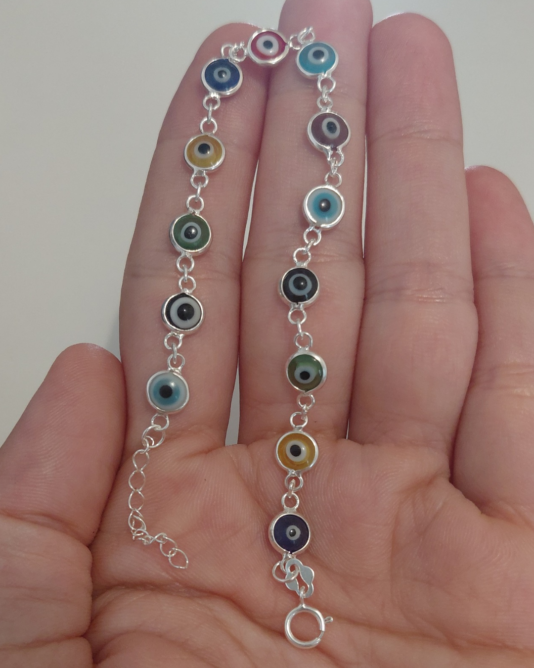 Pulsera Ojo Turco Cristales de Colores