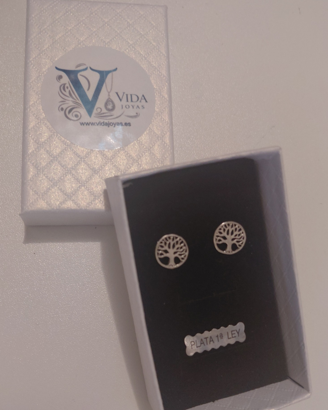 Pendientes Árbol de la Vida en Plata de Ley