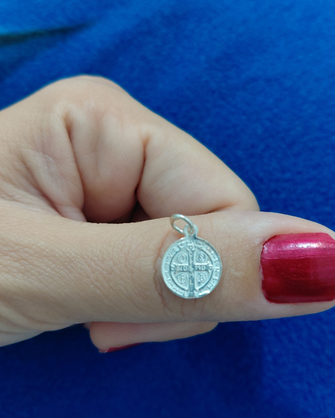 Medalla de San Benito de Plata de Ley