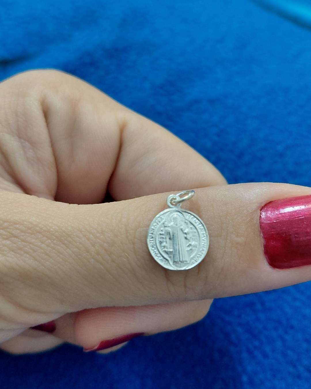 Medalla de San Benito de Plata de Ley