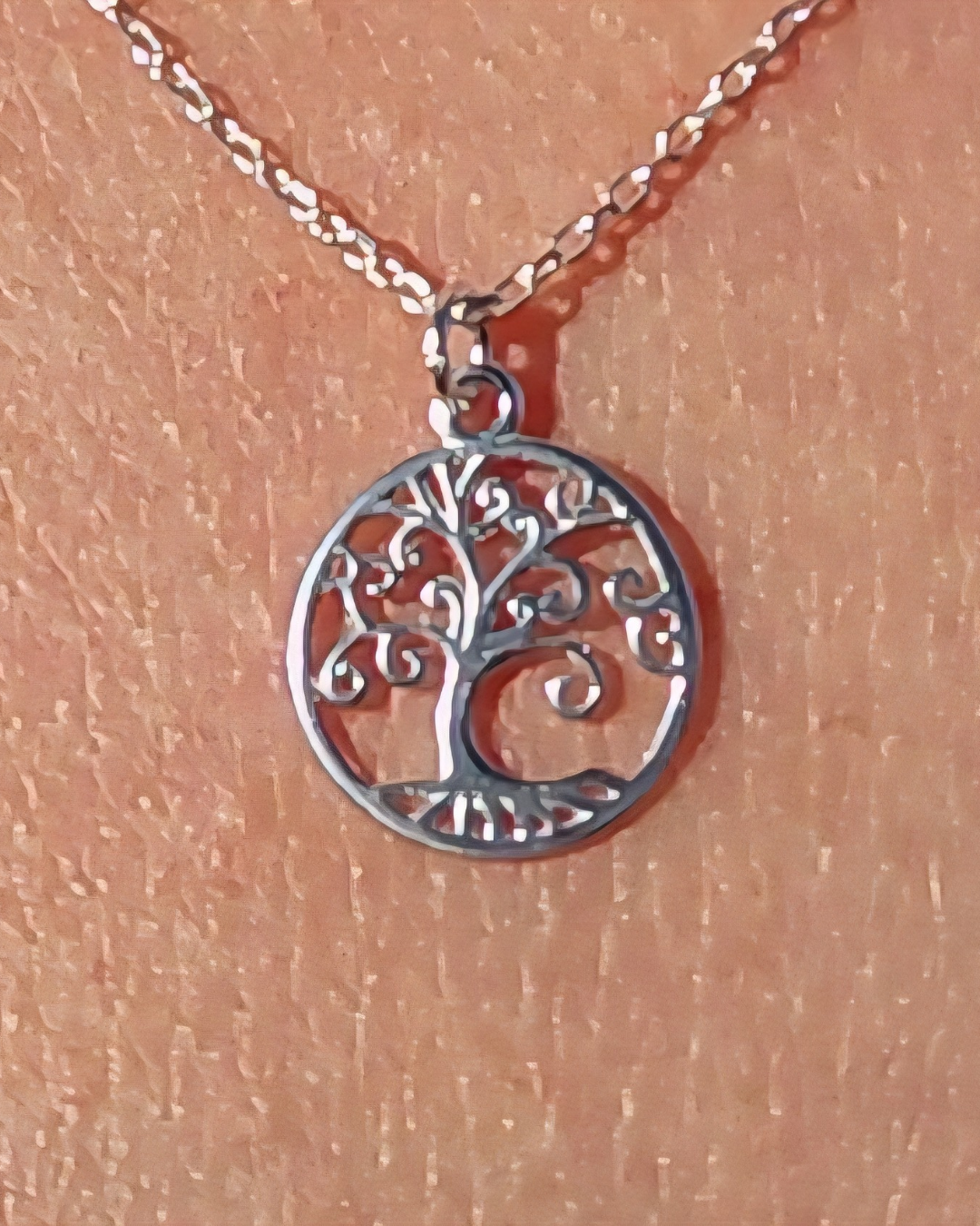 Collar de Plata Árbol de la Vida