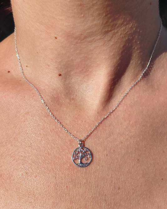 Collar de Plata Árbol de la Vida