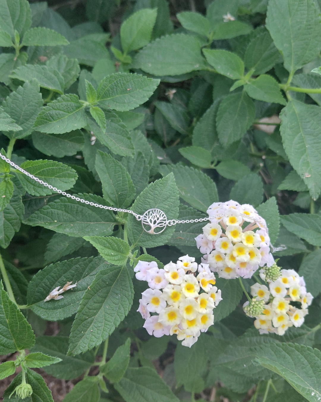 Tobillera de Plata Árbol de la Vida