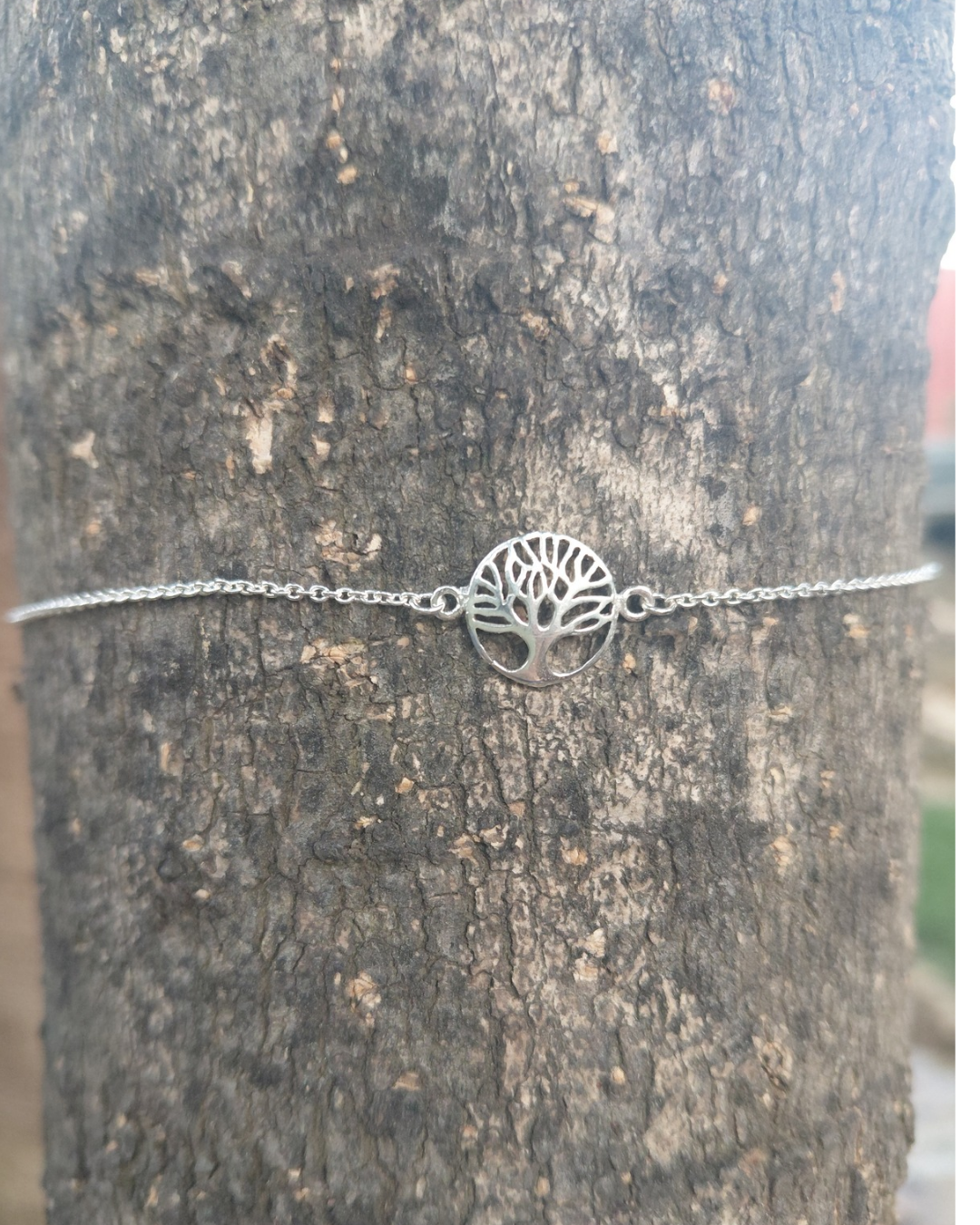 Tobillera de Plata Árbol de la Vida