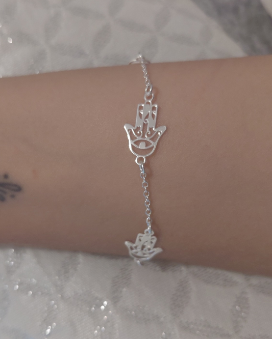 Pulsera Hamsa Triple