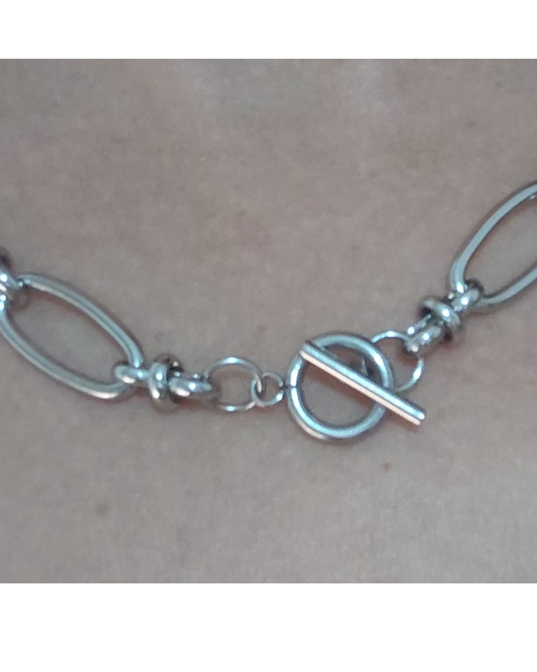 Collar Cadena Oval XL · Acero