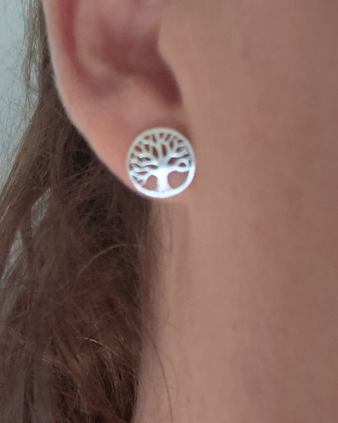 Pendientes Árbol de la Vida en Plata de Ley
