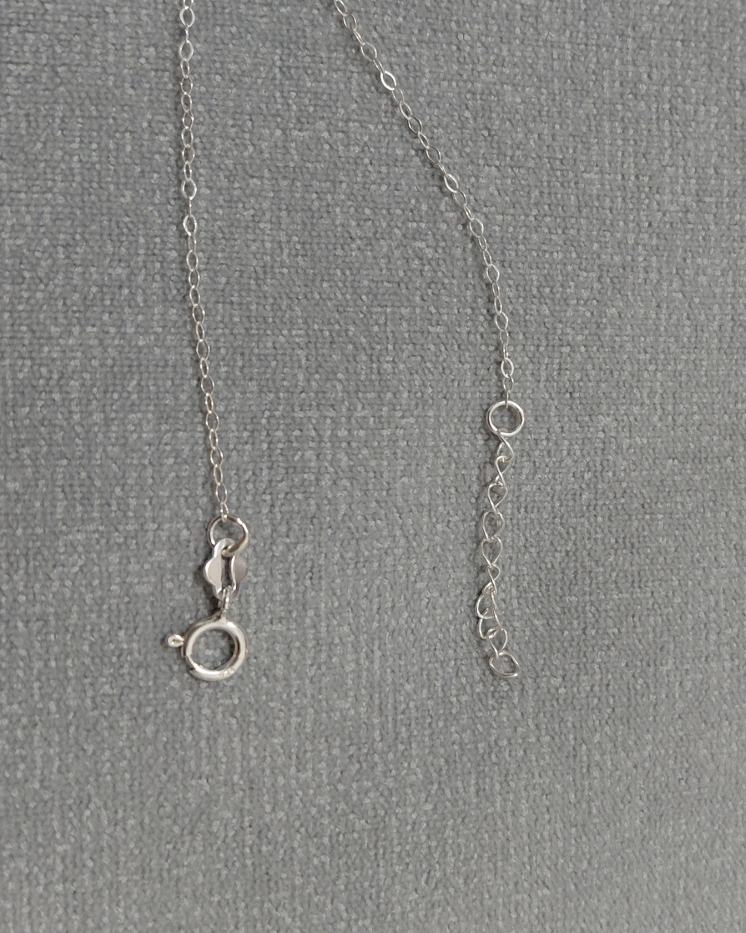 Collar 7 chakras de plata de ley