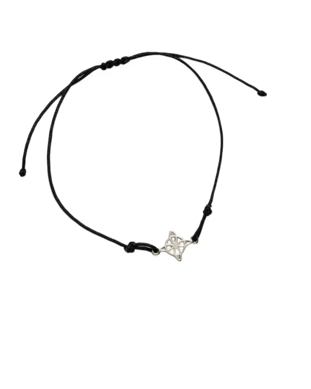 Pulsera Hilo Negro Nudo de Bruja