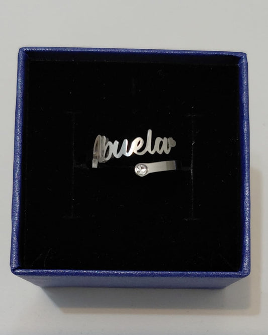 Anillo Abuela con Brillante