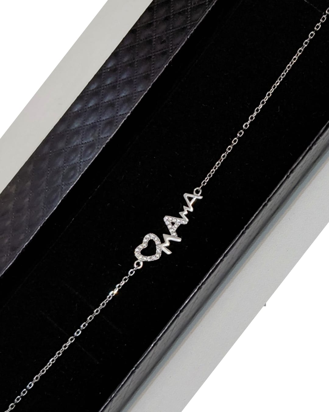 Pulsera Mamá con un Toque de Brillo