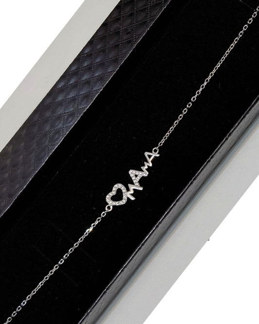 Pulsera Mamá con un Toque de Brillo