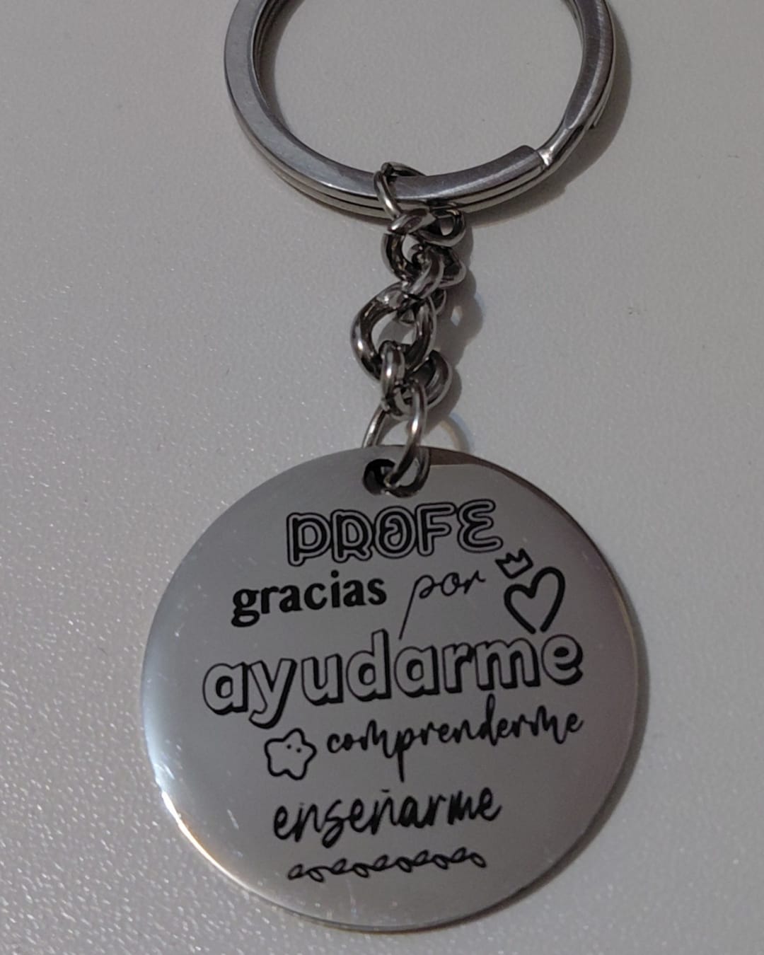 Llavero Redondo Profe