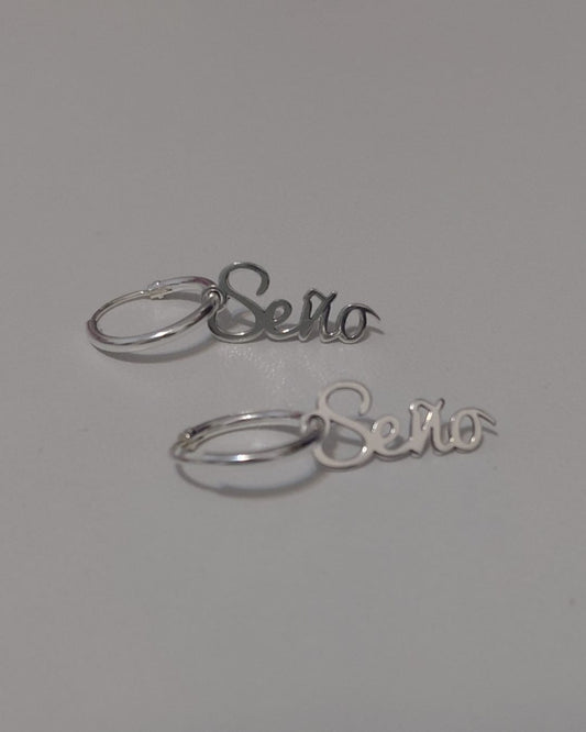 Pendientes Aritos Seño