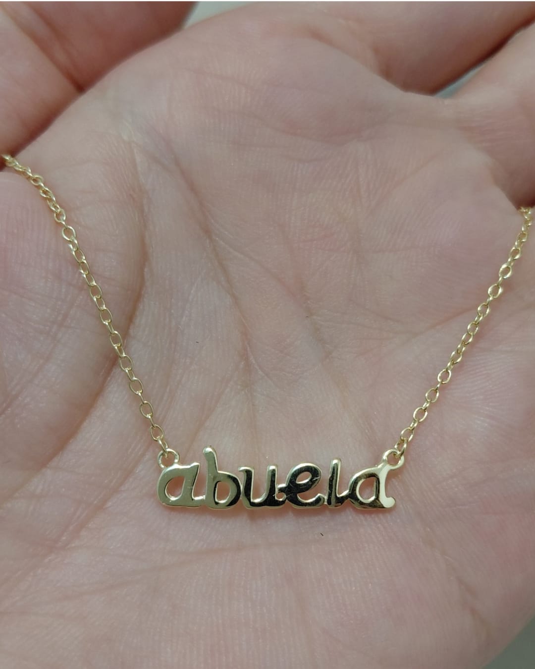 Collar Abuela Plata de Ley