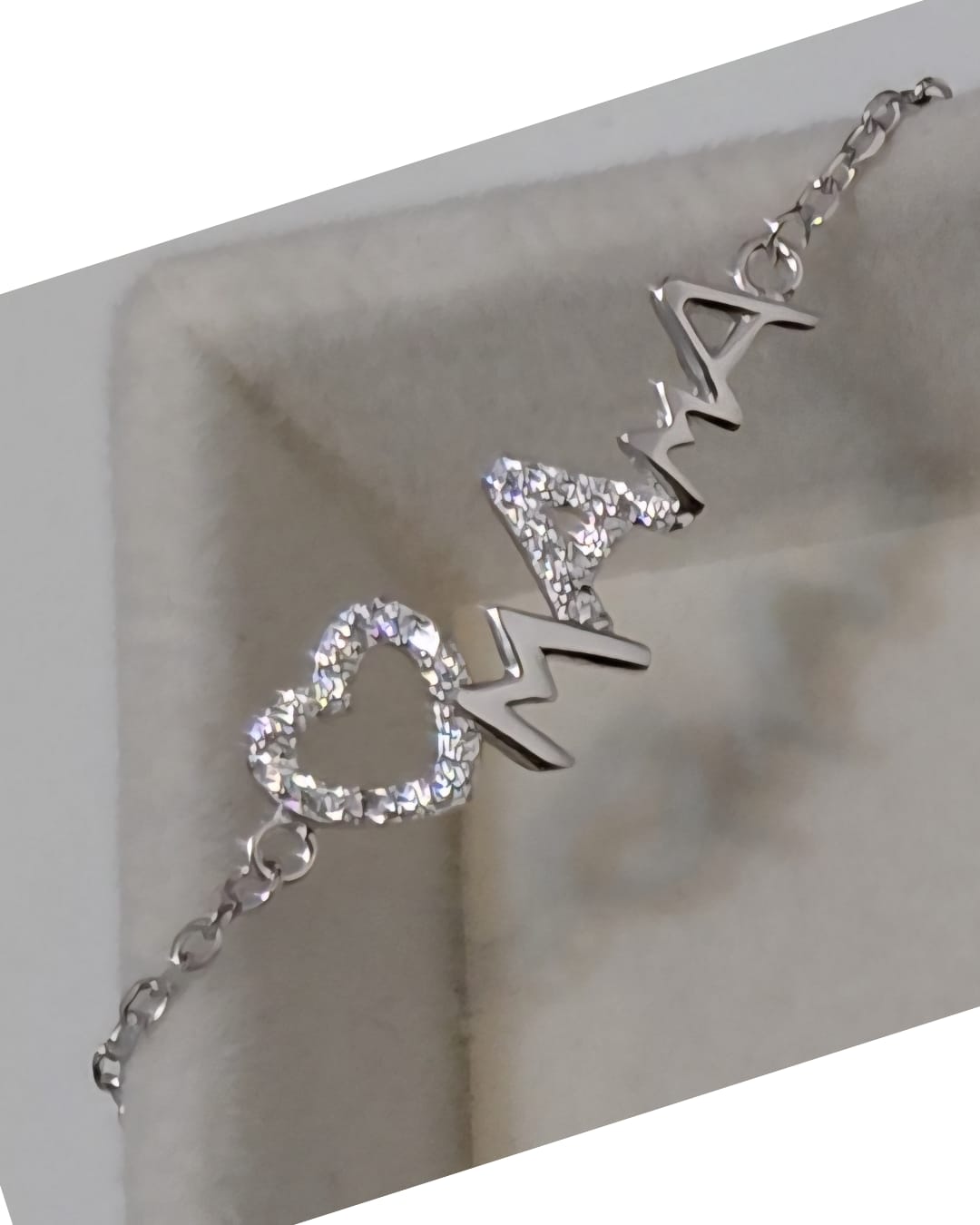 Pulsera Mamá con un Toque de Brillo