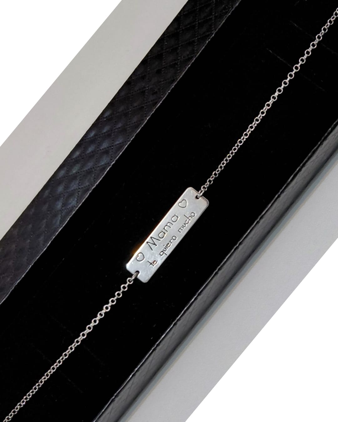 Pulsera Placa Mamá Te Quiero Mucho