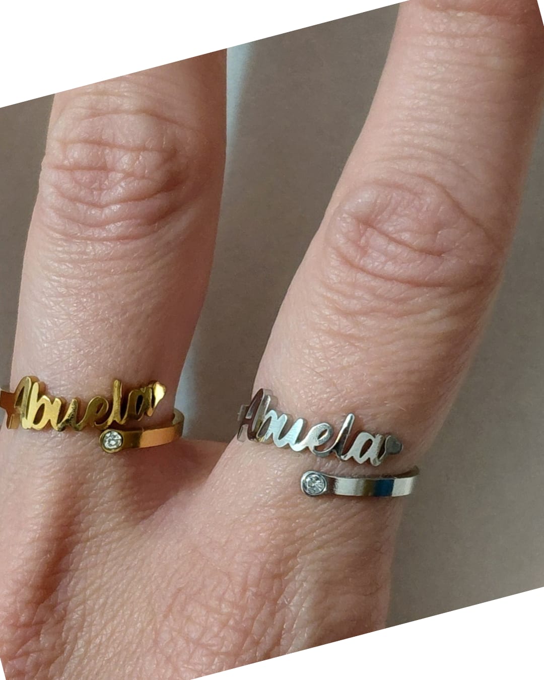 Anillo Abuela con Brillante