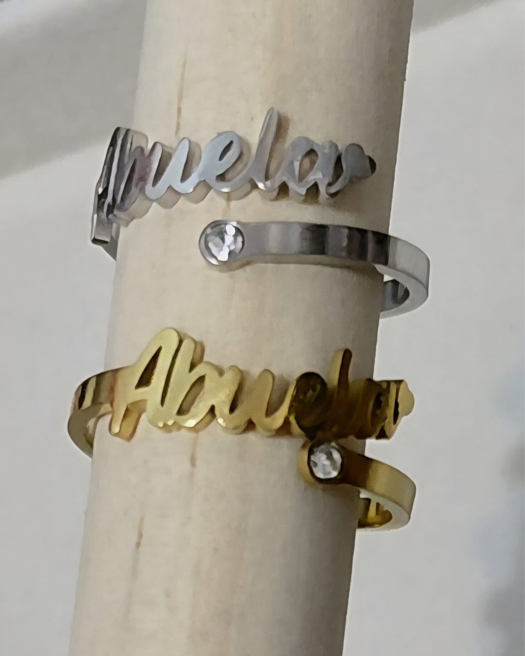 Anillo Abuela con Brillante
