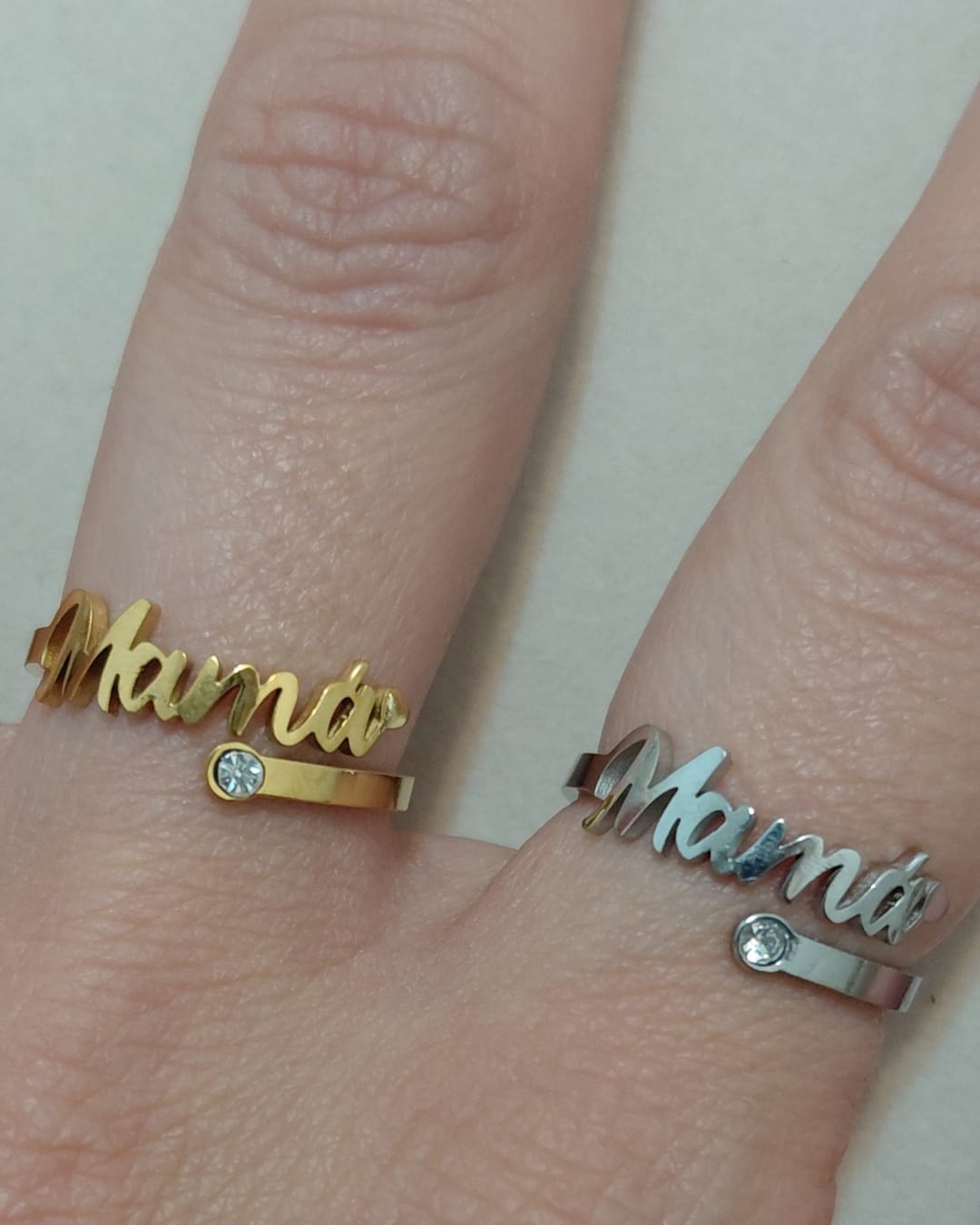 Anillo Mamá con Brillante