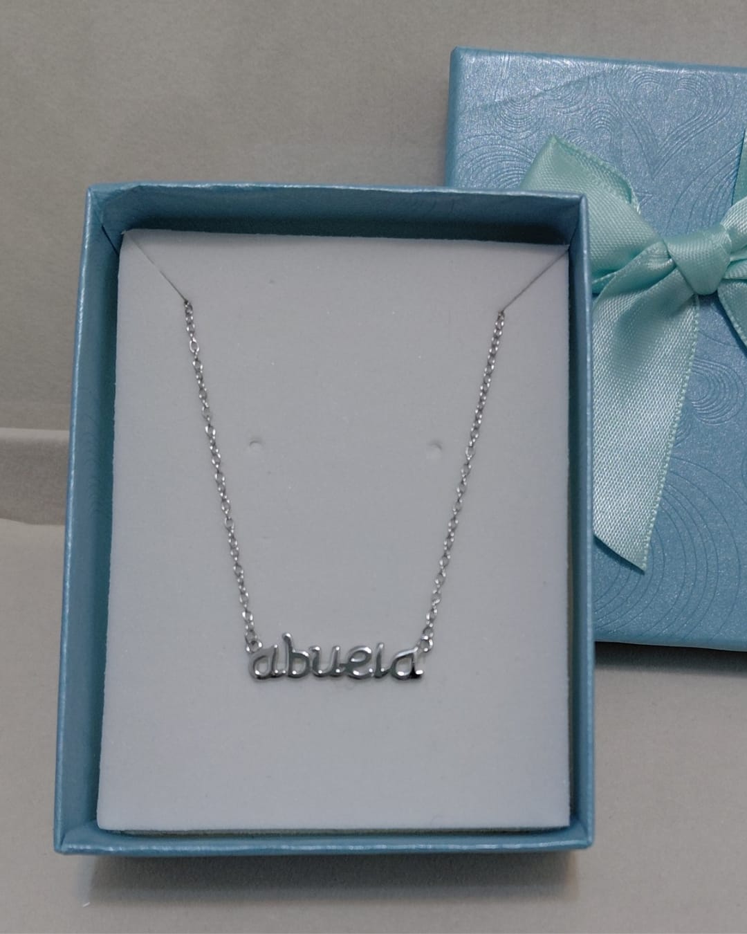 Collar Abuela Plata de Ley